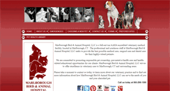 Desktop Screenshot of marlboroughvet.com